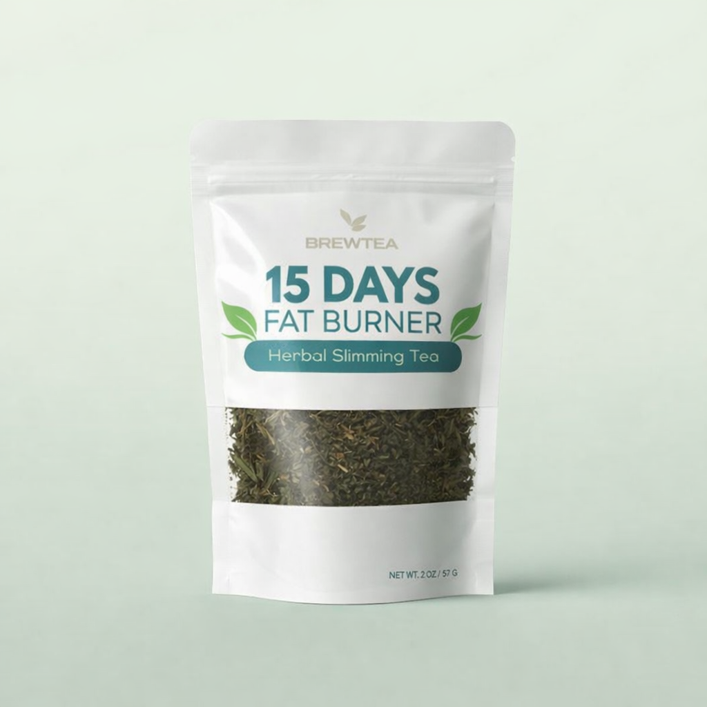 BrewTea Herbal Slim 15-Day Fat Burner Tea + Personalized Nutritionist Diet Plan